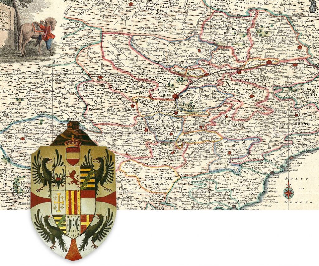 The Aleramic Monferrato map